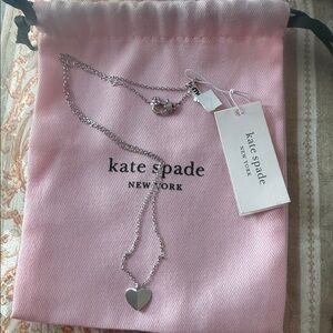 Kate Spade Silver Heart Pendant Necklace